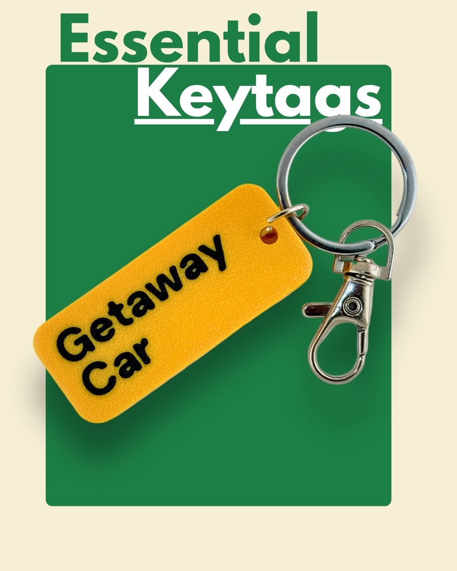 Getaway Car - Essential Keytag | Keychain | Bag Charm