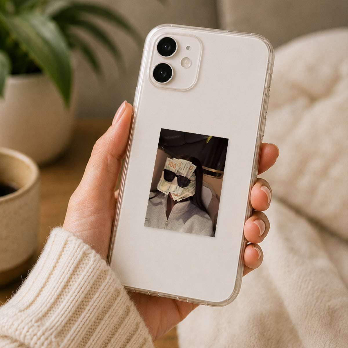 Money And Sunglasses Car Meme Sticker