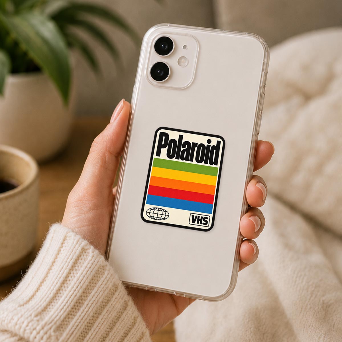 Polaroid Retro Logo Sticker