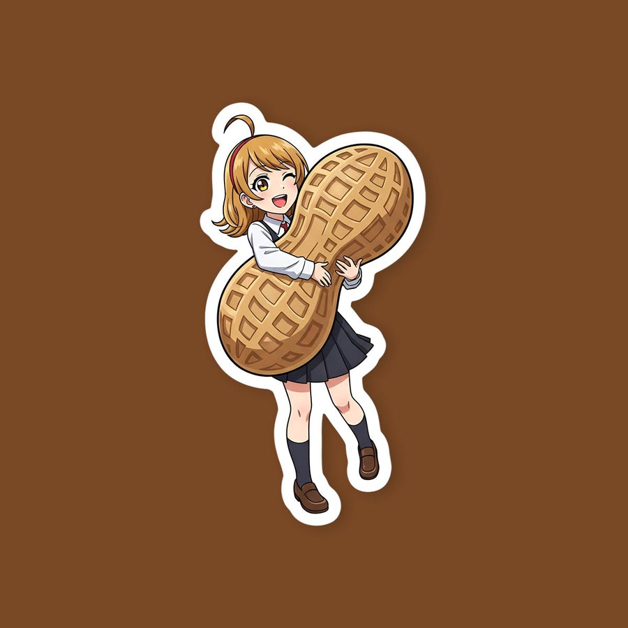Spy X Family Anya Hugging Peanut Sticker