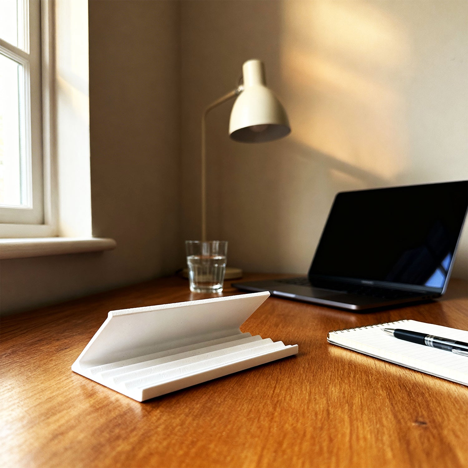 Aira Desk Notepad with Line Stencil – Daily Planner Pad for Tasks, To-Do Lists & Productivity
