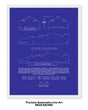 F1 - RB20 Racing Blueprint Line Art Poster