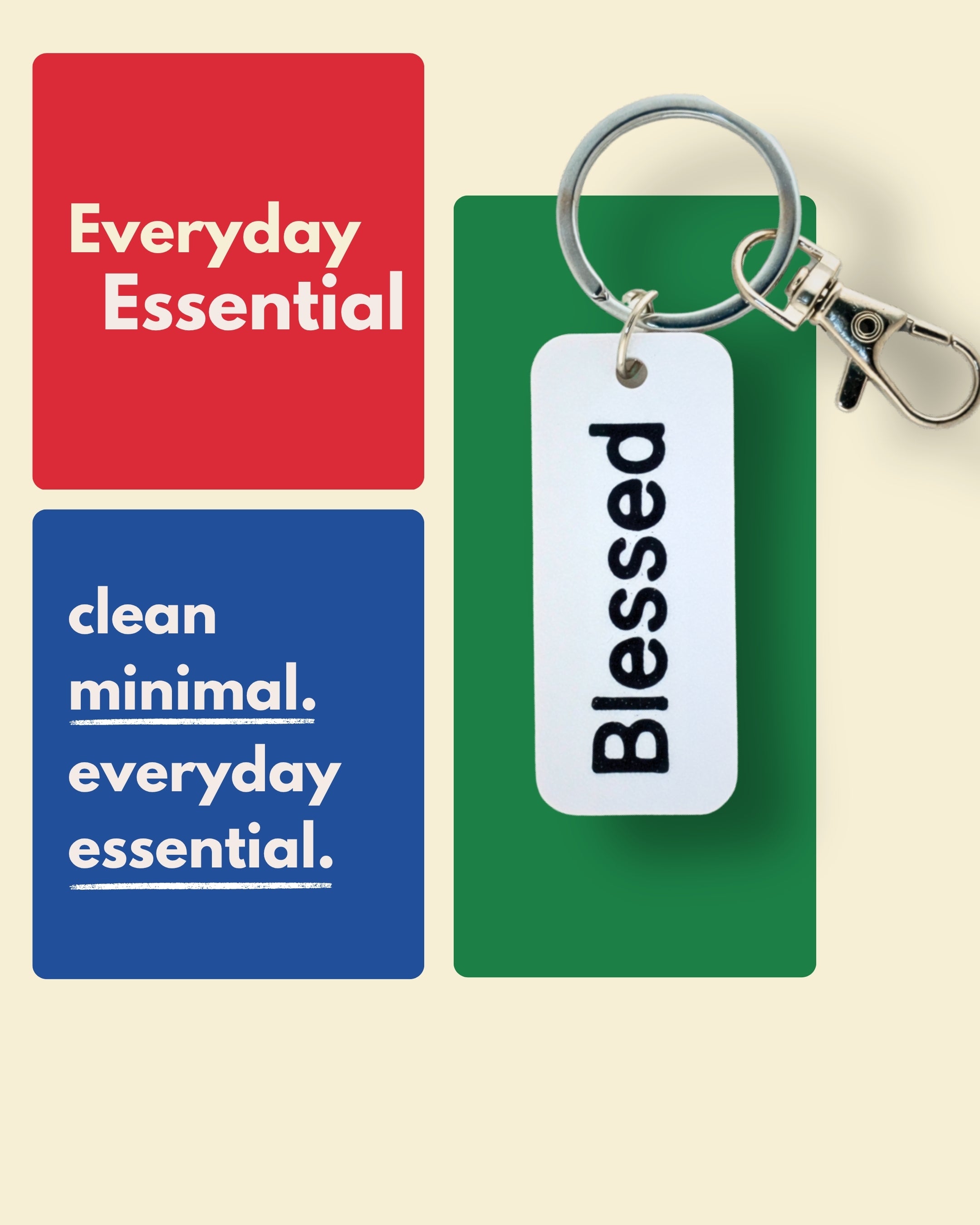 Blessed - Essential Keytag | Keychain | Bag Charm