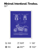 Yamaha XSR 155 Blueprint Line Art Poster - Bike Poster