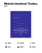 F1 - RB20 Racing Blueprint Line Art Poster