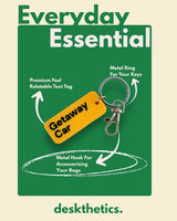 Getaway Car - Essential Keytag | Keychain | Bag Charm