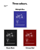 Ducati Panigale Blueprint Line Art Poster - Bike Poster