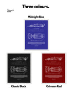 Ferrari F1 Blueprint Line Art Poster