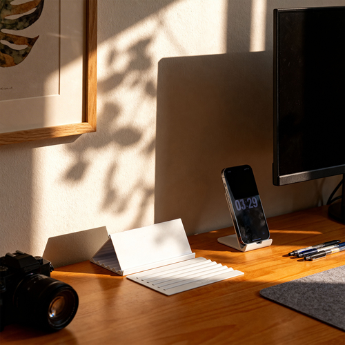 Aira Desk Notepad with Line Stencil – Daily Planner Pad for Tasks, To-Do Lists & Productivity