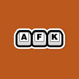 AFK Sticker