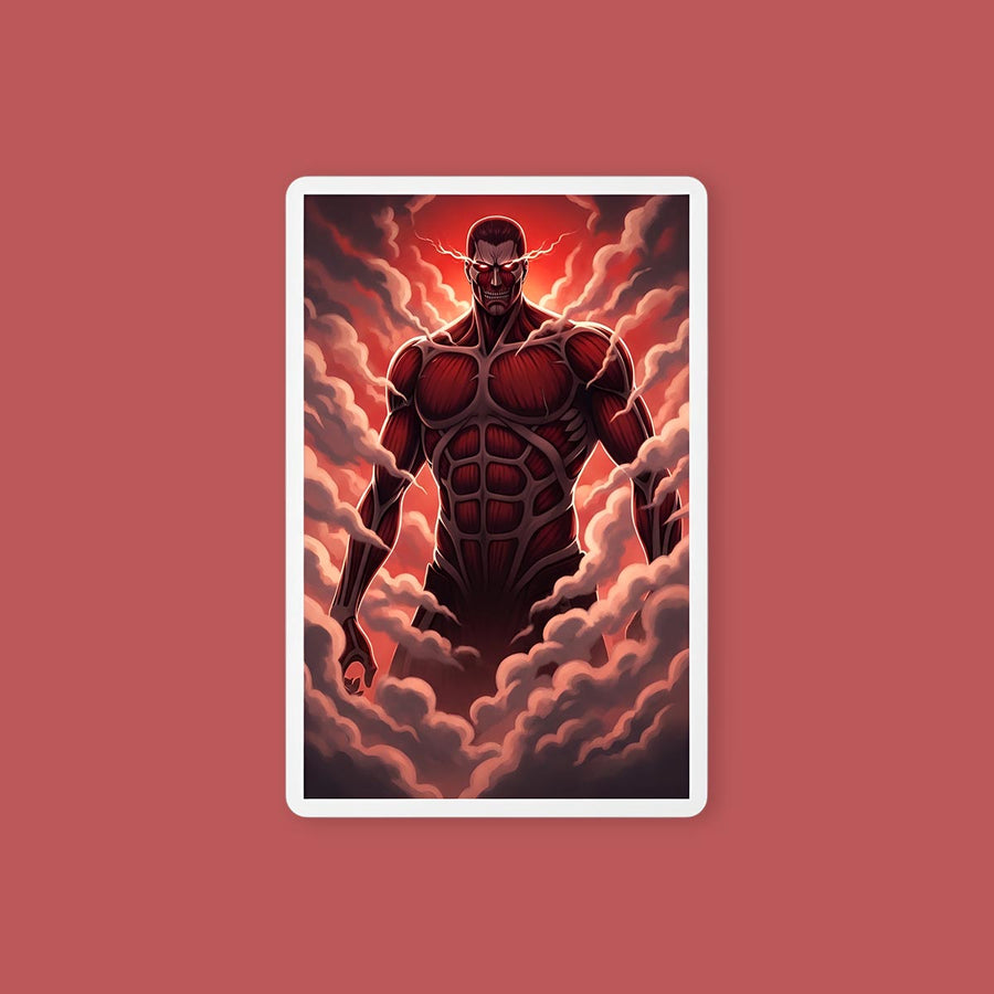 Attack On Titan Colossal Titan Sticker