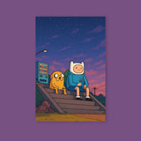 Adventure Time Twilight Poster Sticker