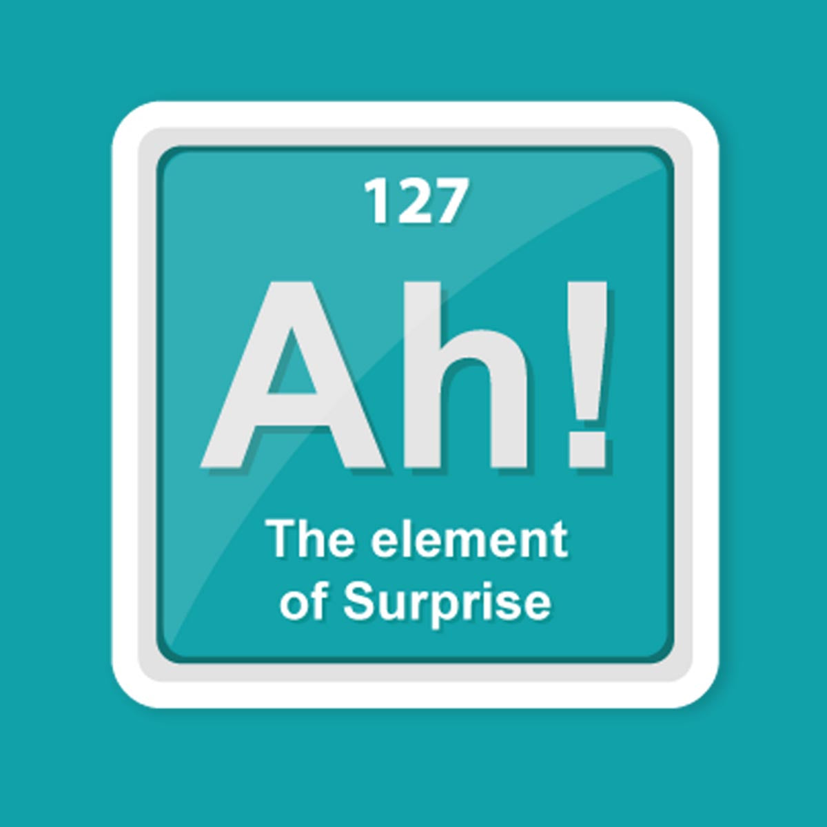Ah Element Of Surprise Sticker