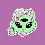 Alien Cat Sticker