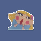 Anime Crying Girl Sticker