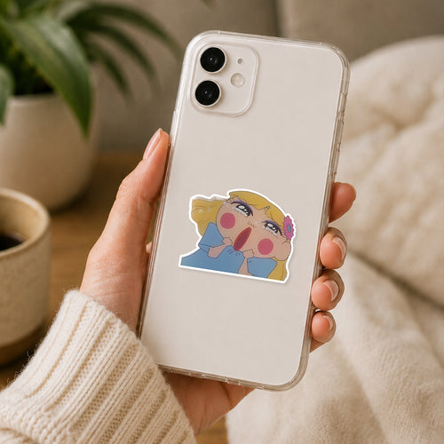 Anime Crying Girl Sticker