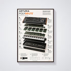 Arturia Polybrute Wall Art Poster - Synthesizer Poster, Music Studio Wall Decor, Gift for Music Producer