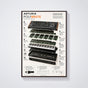 Arturia Polybrute Wall Art Poster - Synthesizer Poster, Music Studio Wall Decor, Gift for Music Producer