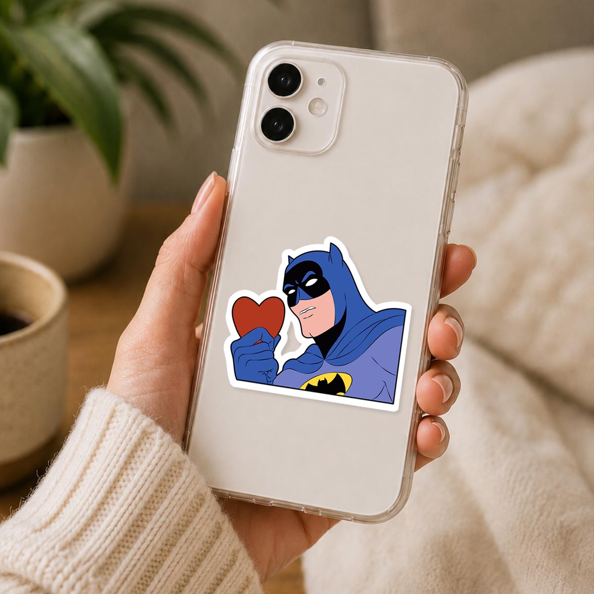 Batman Heart Sticker