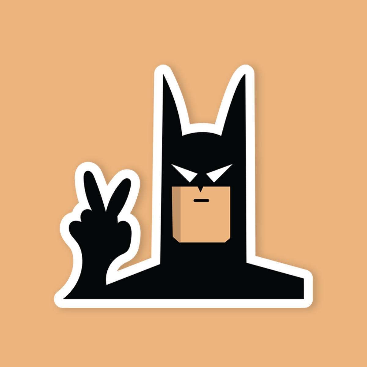 Batman Peace Sticker
