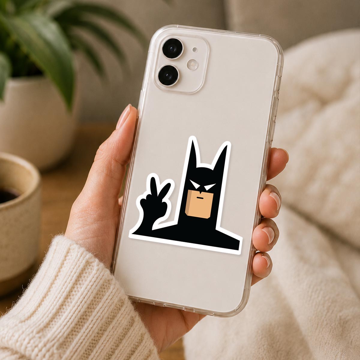 Batman Peace Sticker