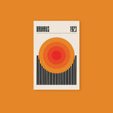 Bauhaus 1923 Geometric Poster Sticker