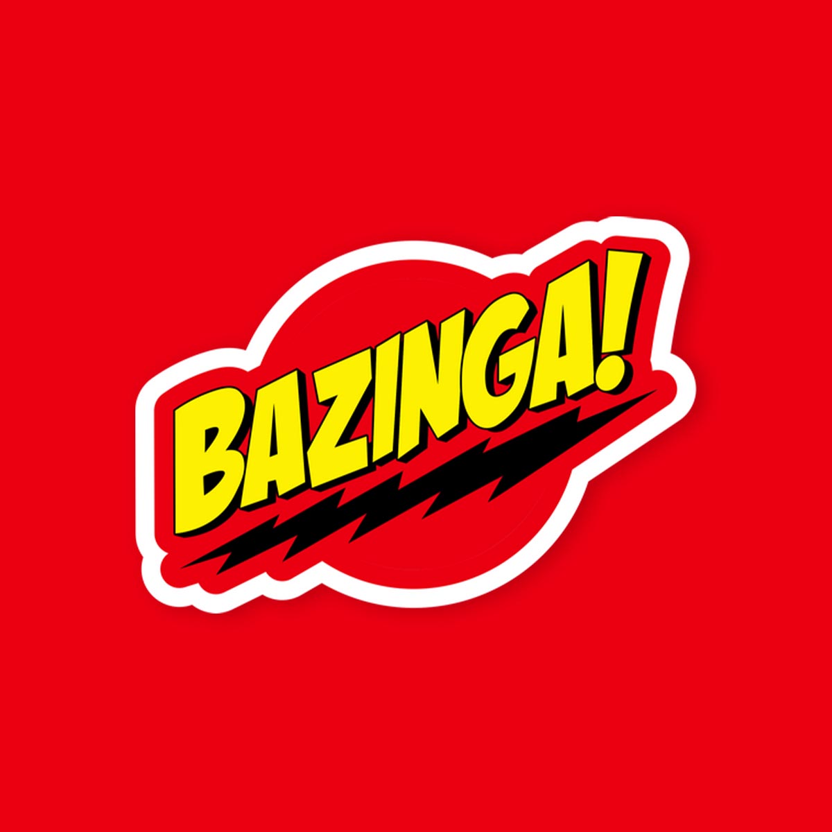 The Big Bang Theory Bazinga Sticker