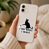 I Do What I Want Cat Sticker