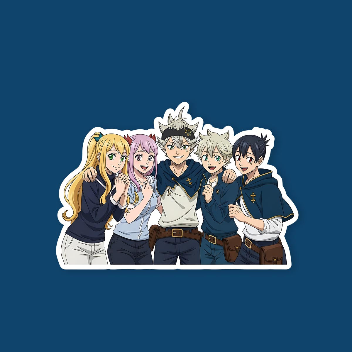 Black Clover Asta, Noelle & Yuno Sticker