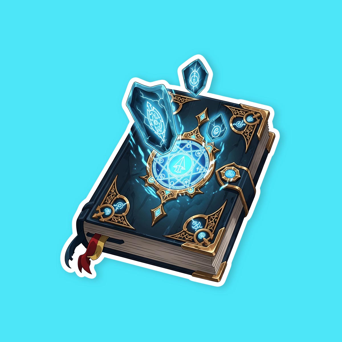 Black Clover Magical Grimoire Book Sticker