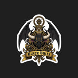 Black Cover - Black Bulls Logo Sticker