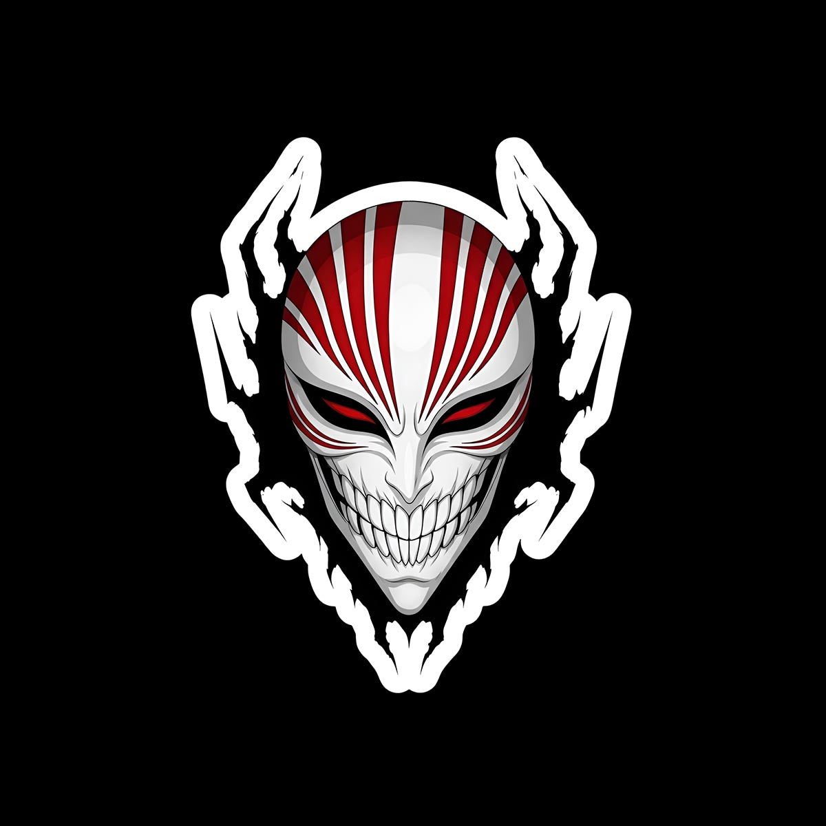 Bleach Mask Sticker