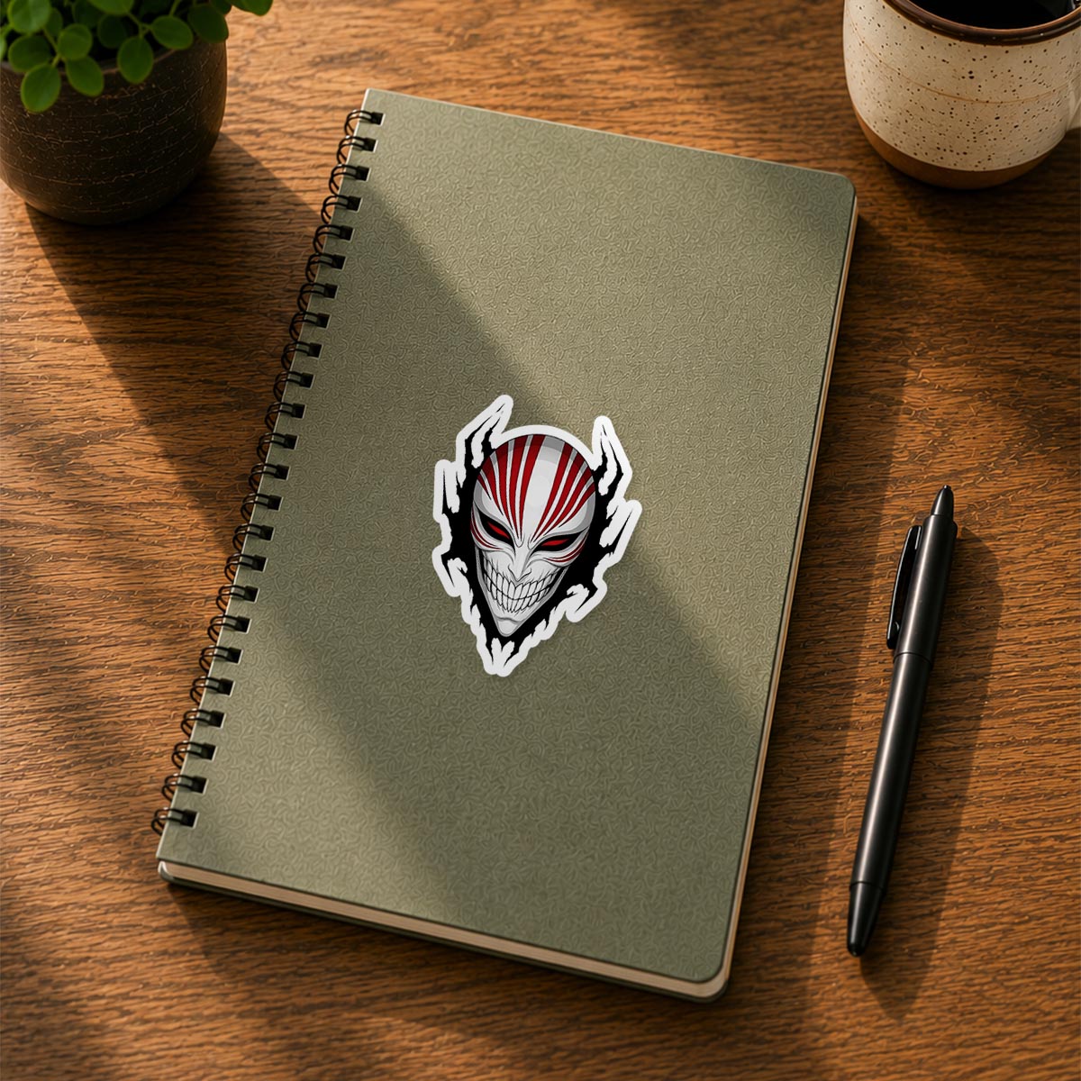 Bleach Mask Sticker