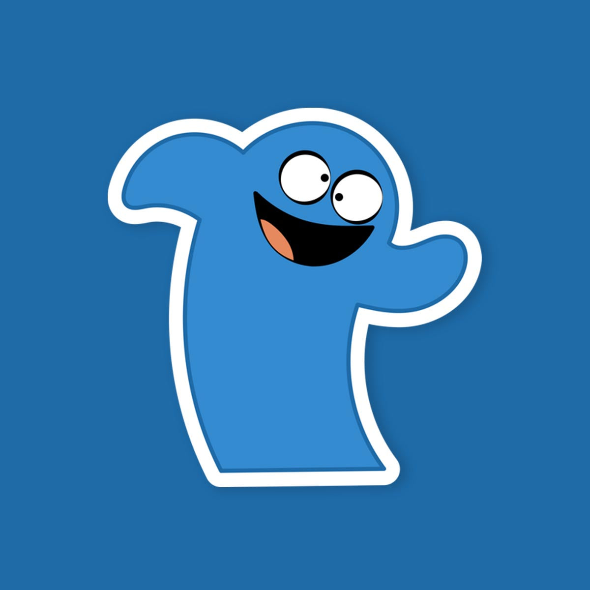 Blooregard Bloo Crazy Sticker