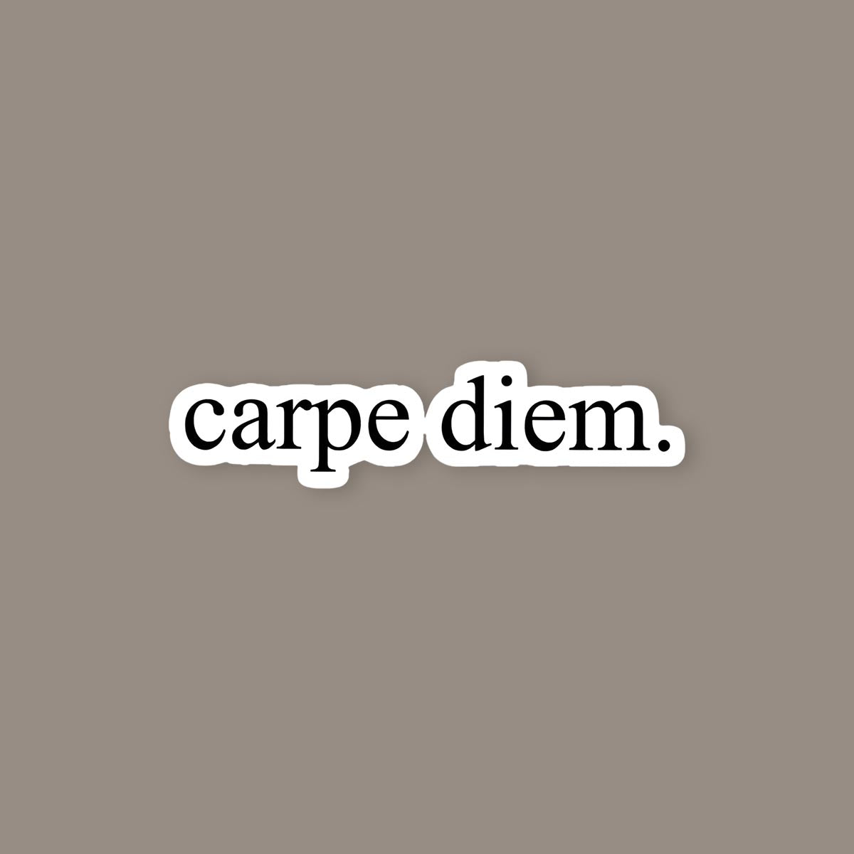 Carpe Diem Text Sticker