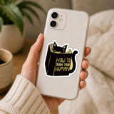 Cat And How To Train Your Human Book Sticker