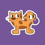 CatDog Cute Sticker