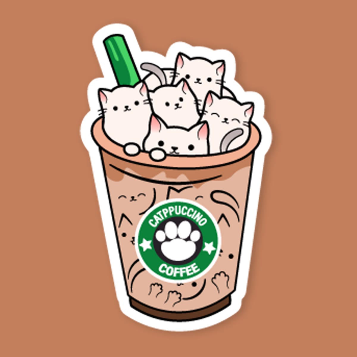 Catppuccino Cofee Sticker