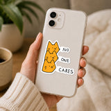 Cats No One Cares Sticker