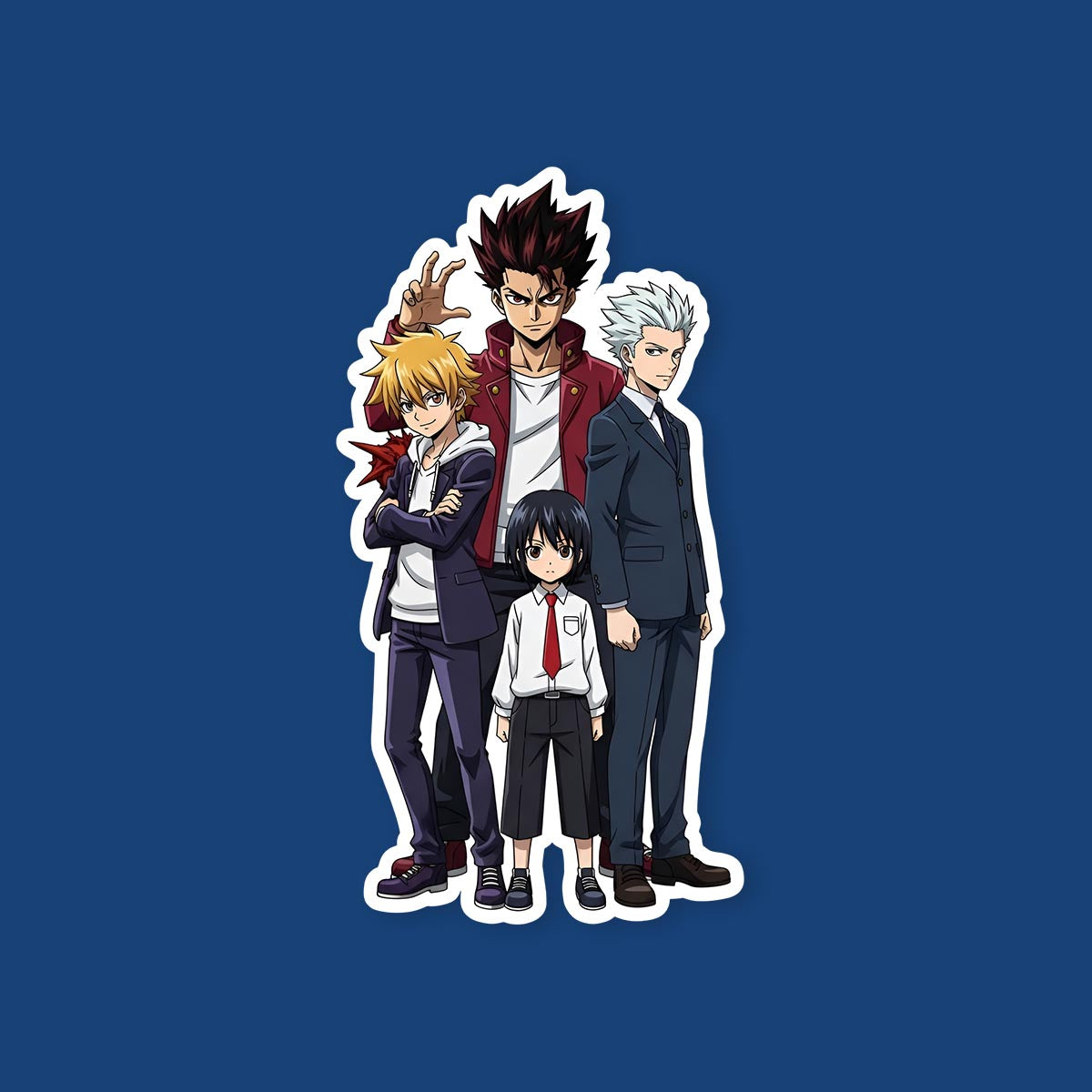 Chainsaw Man Denji Power Aki Sticker