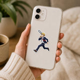 Chainsaw Man Denji Running With Bread Sticker