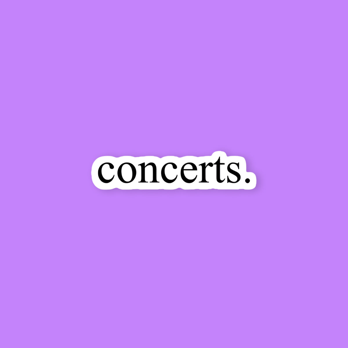 Concerts Sticker