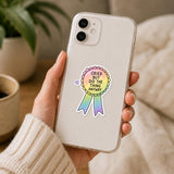 Cried But Did The Right Thing Anyway Sticker