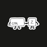 Ctrl Z Keyboard Friends Sticker