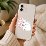 Cute Cat Hearts Sticker