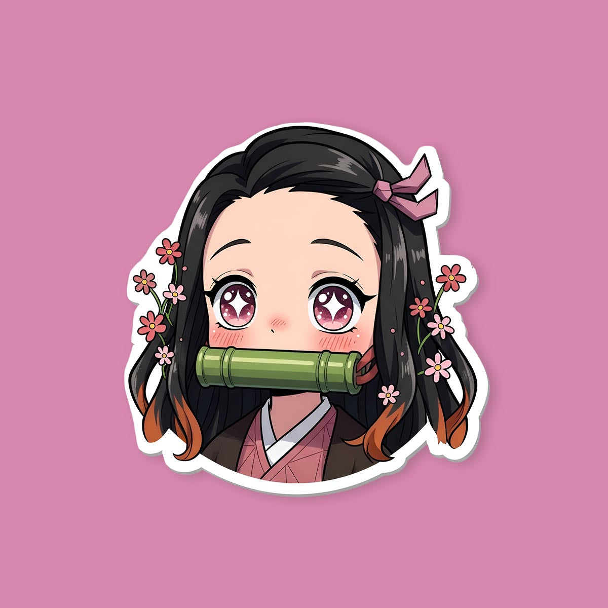 Daemon Slayer Nezuko Kamado Anime Sticker