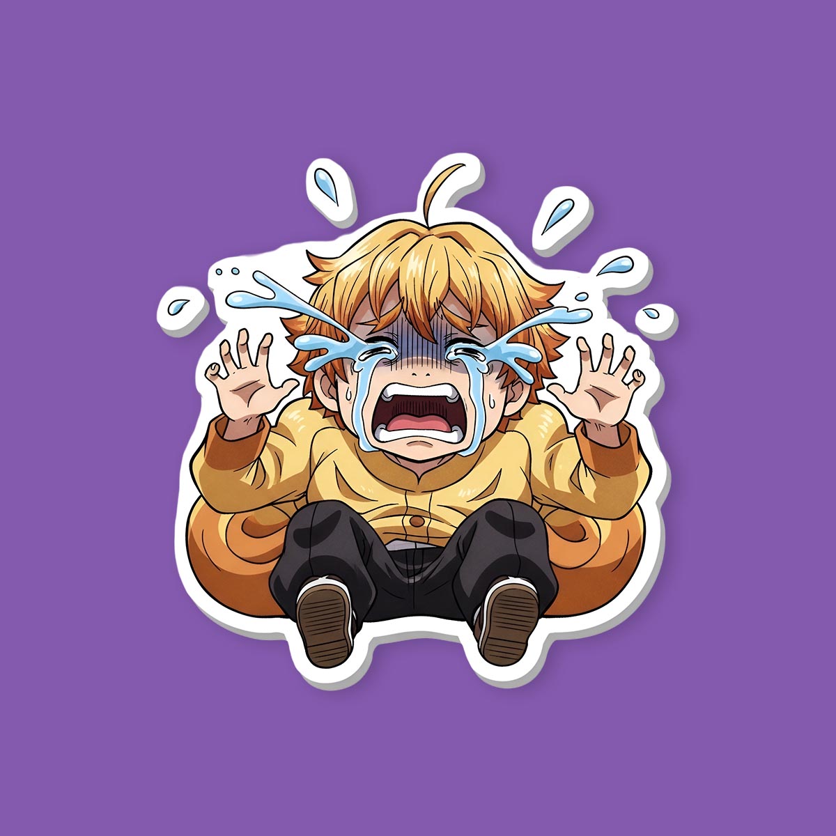 Daemon Slayer Zentisu Agastum Anime Sticker
