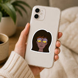 Daria Fire In The Eyes Sticker