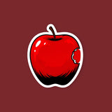 Death Note Red Apple Sticker