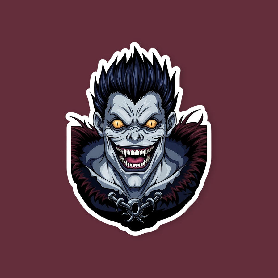 Death Note Shinigami Laughing Sticker
